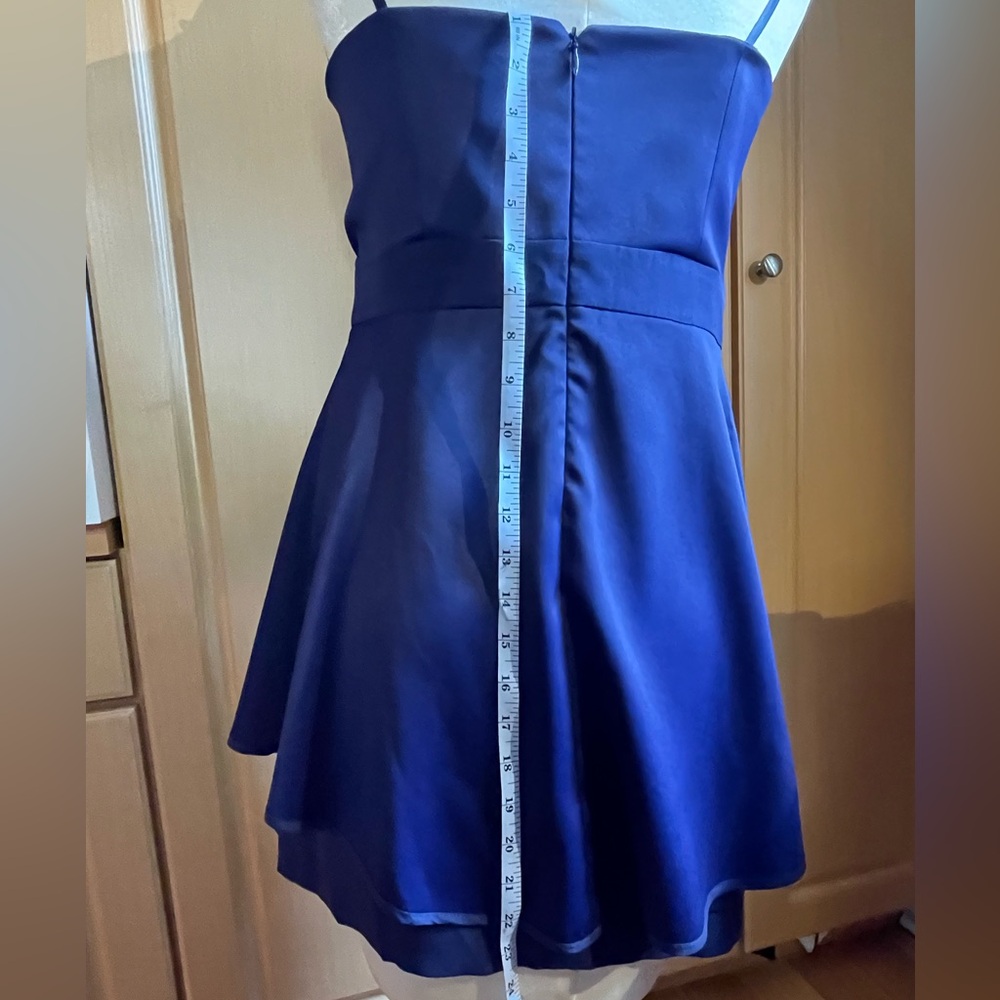 Bcbgeneration Purple Strapless Pleated Dress - image 3